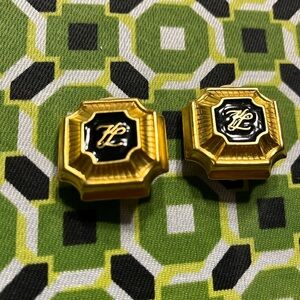 Karl Lagerfeld clip earrings